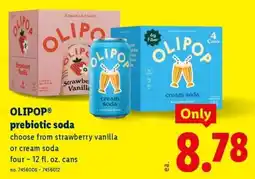 Lidl Olipop prebiotic soda offer