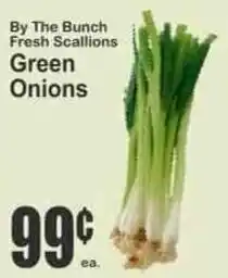 Key Food By The Bunch Fresh Scallions Green Onions offer