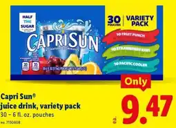 Lidl Capri Sun juice drink offer