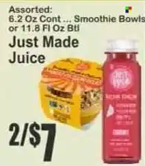 Key Food Just Made Juice offer