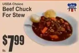 Key Food Usda Choice Beef Chuck For Stew offer