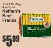 Key Food Nathan's beef franks offer