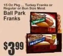 Key Food Ball Park Franks offer
