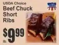 Key Food Usda Choice Beef Chuck Short Ribs offer