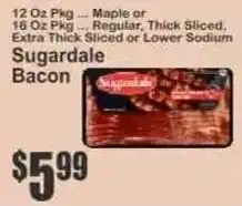 Key Food Sugardale Bacon offer