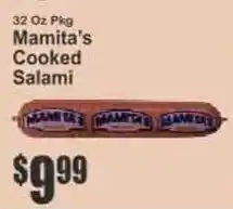 Key Food Mamita's Cooked Salami offer