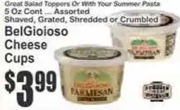Key Food BelGioioso Cheese Cups offer