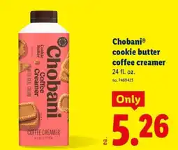 Lidl Chobani cookie butter coffee creamer offer
