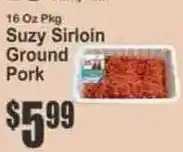 Key Food Suzy Sirloin Ground Pork offer