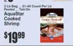 Key Food AquaStar Cooked Shrimp offer