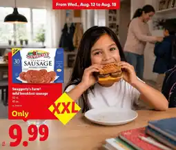 Lidl Swaggerty's Farm mild breakfast sausage offer