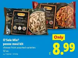 Lidl O'Sole Mio penne meal kit offer