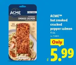 Lidl Acme hot smoked cracked pepper salmon offer