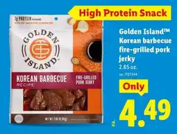 Lidl Golden Island korean barbecue fire-grilled pork jerky offer