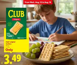 Lidl Club original crackers offer