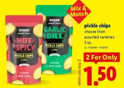 Lidl Lidl pickle chips offer