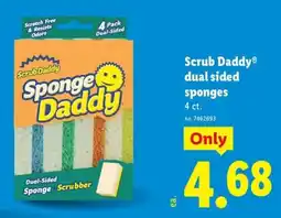 Lidl Scrub Daddy sponge daddy dual sided sponges offer