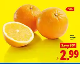 Lidl navel oranges offer