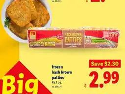 Lidl Lidl hash brown patties offer
