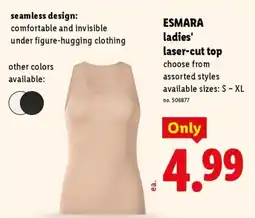 Lidl Esmara ladies' laser-cut top offer