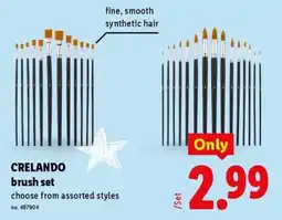 Lidl Crelando brush set offer
