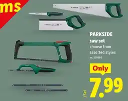 Lidl Parkside saw set offer