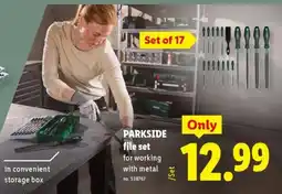 Lidl Parkside file set offer