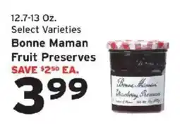 Hannaford Bonne Maman fruit preserves offer