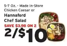 Hannaford Hannaford Chef Salad offer