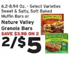 Hannaford Nature Valley granola bars offer