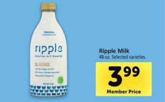 Safeway Ripple Milk offer