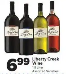 Save a Lot Liberty Creek Wine offer