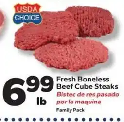 Save a Lot Usda choice fresh boneless beef cube steaks offer