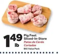 Save a Lot Pig Feet Sliced-In-Store offer