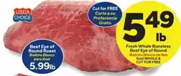Save a Lot Usda choice beef eye of round roast offer