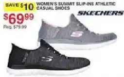 Dunham's Sports Skechers women's summit slip-ins athletic casual shoes offer