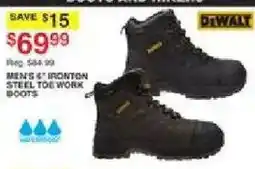 Dunham's Sports Men's ironton steel toe work boots offer