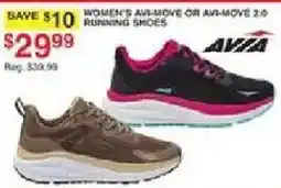 Dunham's Sports Avia women's avi-move or avi-move 2.0 running shoes offer