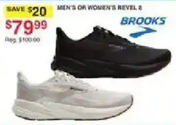 Dunham's Sports Brooks men's or women's revel 8 offer