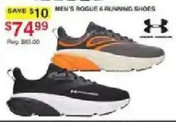 Dunham's Sports Under Armour men's rogue 6 running shoes offer