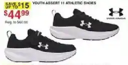 Dunham's Sports Under Armour youth assert 11 athletic shoes offer