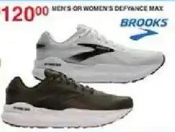Dunham's Sports Brooks men's or women's defiance max offer