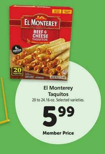 Safeway El Monterey Taquitos offer