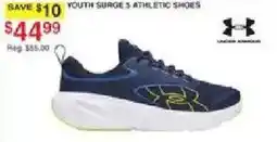 Dunham's Sports Under Armour youth surge 3 athletic shoes offer