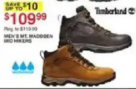 Dunham's Sports Timberland Men's Mt. Maddsen Mid Hikers offer