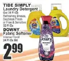 Food Universe Tide Simply Laundry Detergent and Downy Fabric Softener offer
