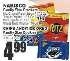 Food Universe Nabisco family size crackers offer