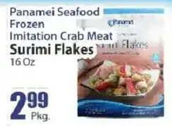 Food Universe Panamei seafood frozen imitation crab meat surimi flakes offer