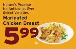 Hannaford Nature's Promise marinated chicken breast offer
