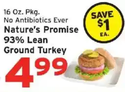 Hannaford Nature's Promise Ground Turkey offer